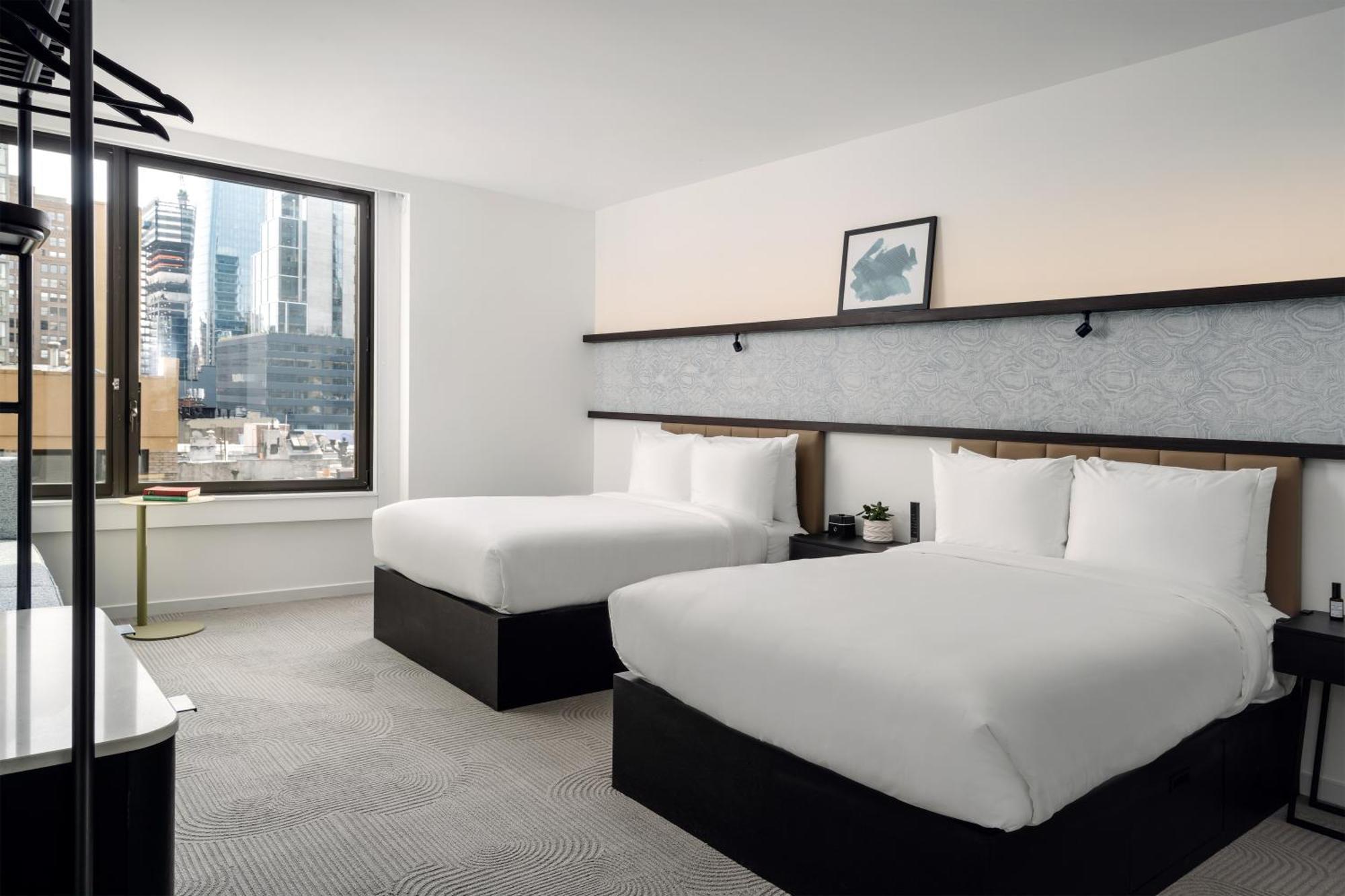 Barrierefreies Zimmer mit 2 Doppelbetten