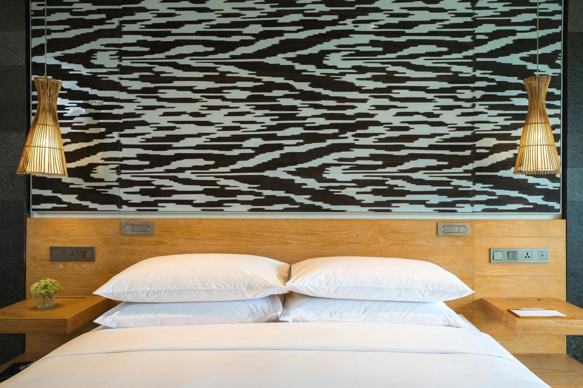 Deluxe King, Guest room, 1 King, Garden view, Balcony with Free Scheduled Shuttle to Hotel’s Beach Facility