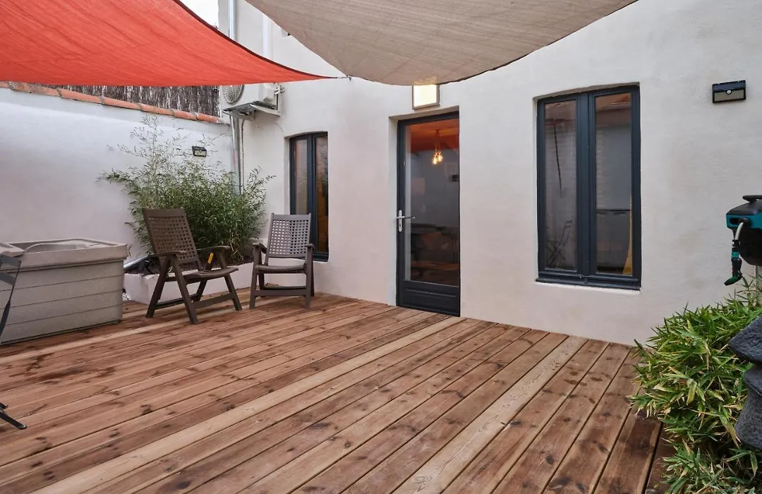Melina - jacuzzi - maison avec cour climatisée proche cité médiéval-1