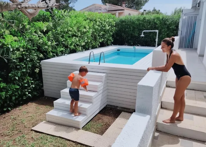 Pool Seaside Relais - Ville Ninfea, Marea, Rosa E Cassiopea - Fontane Bianche